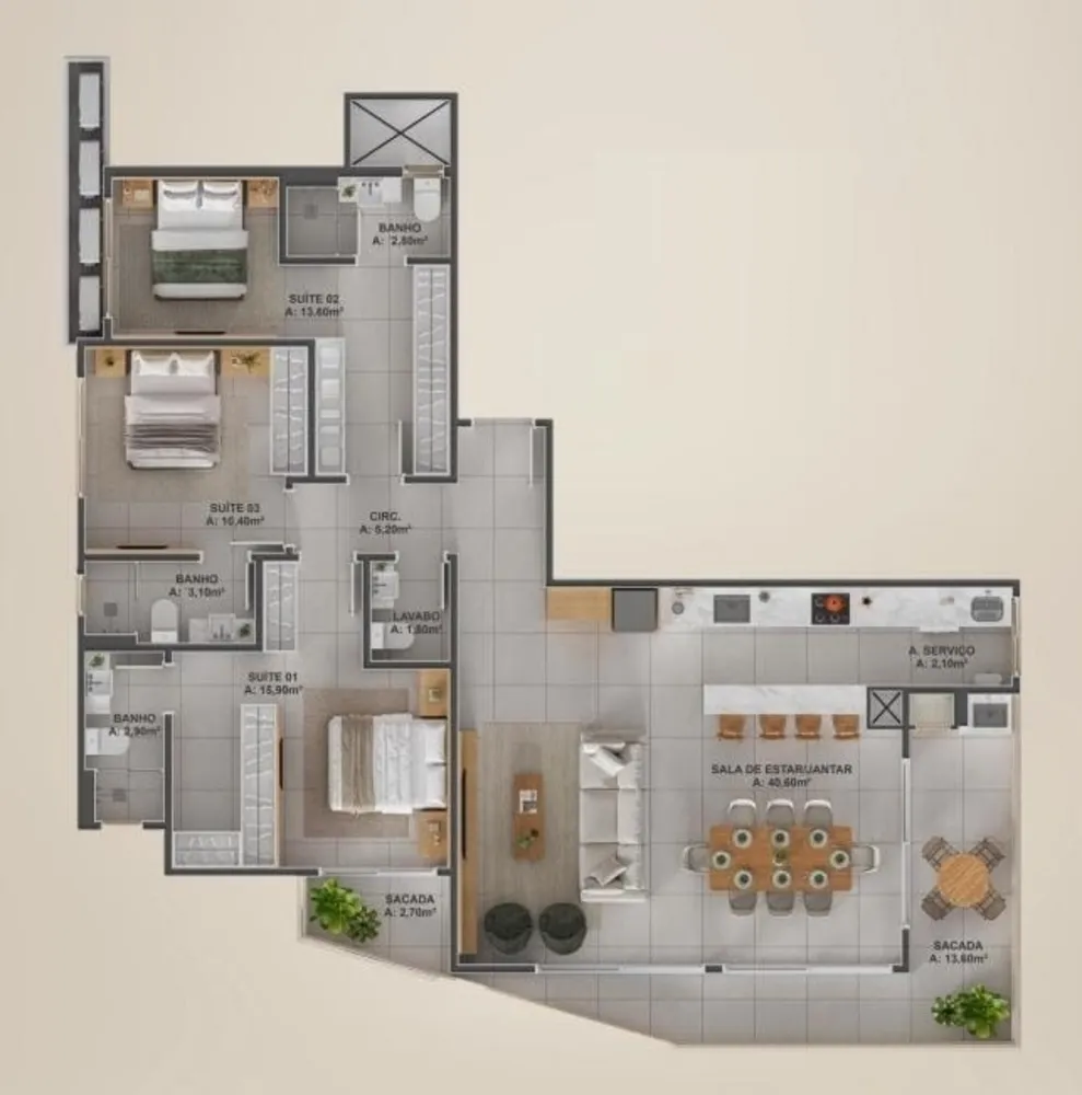 Apartamento, 234 m² - Foto 6