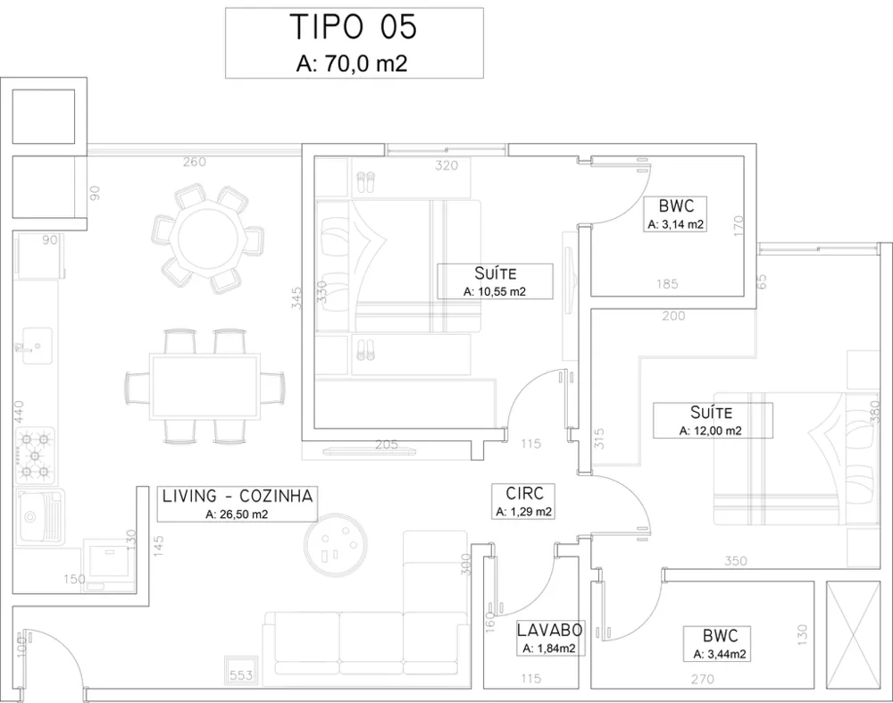 Apartamento, 3 quartos, 70 m² - Foto 4