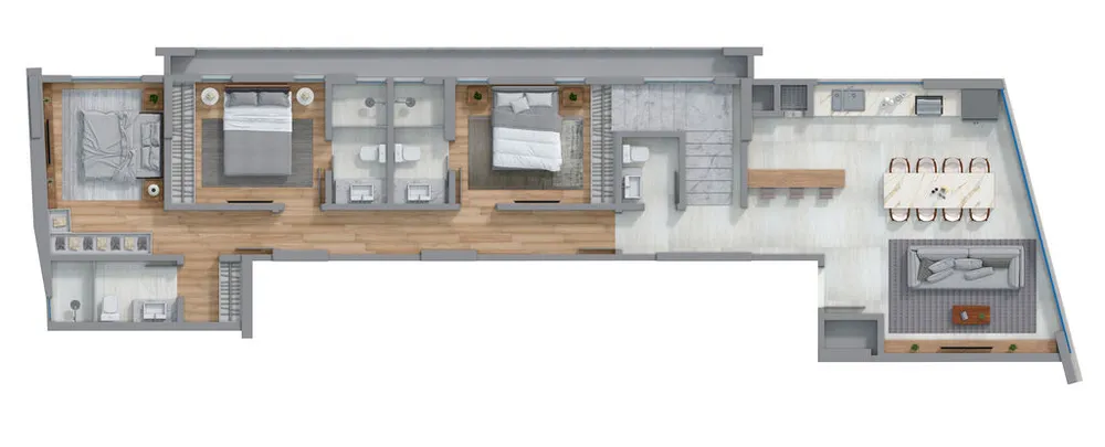 Apartamento, 3 quartos, 123 m² - Foto 2