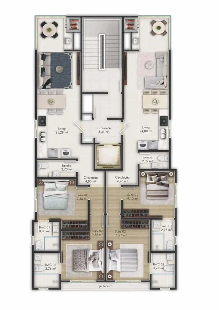 Apartamento, 2 quartos, 66 m² - Foto 5