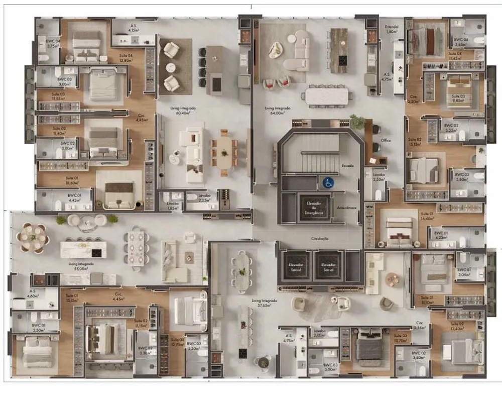 Apartamento, 3 quartos, 130 m² - Foto 5