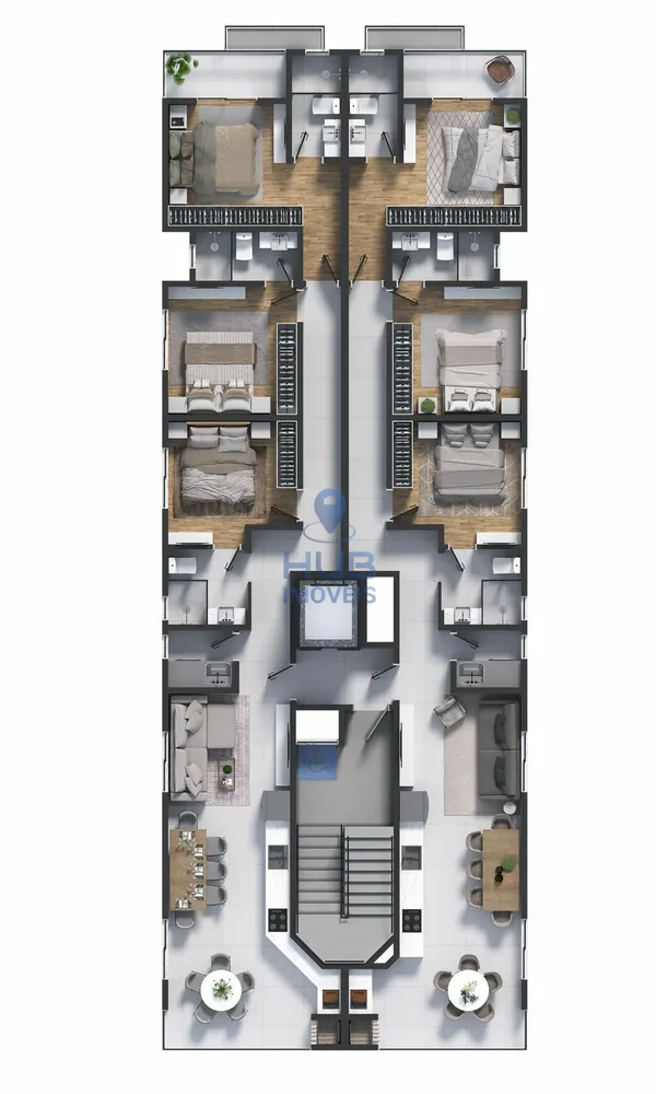 Apartamento, 3 quartos, 98 m² - Foto 3