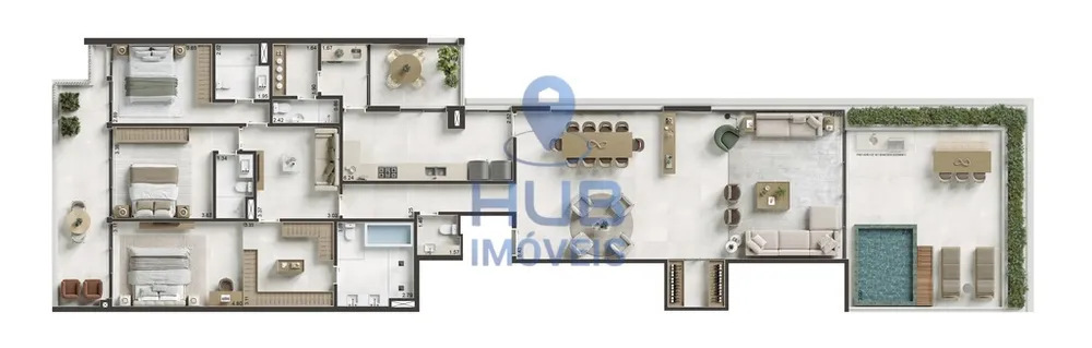 Apartamento, 4 quartos, 205 m² - Foto 6