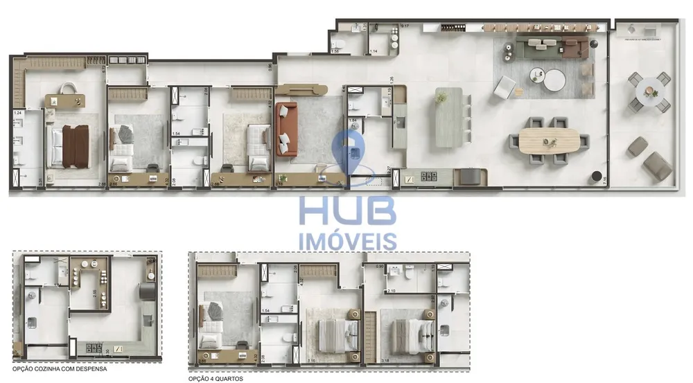 Apartamento, 4 quartos, 205 m² - Foto 4