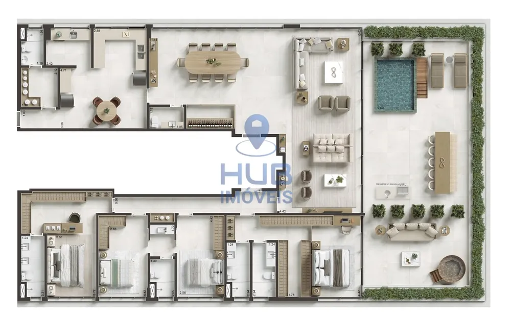 Apartamento, 4 quartos, 205 m² - Foto 7