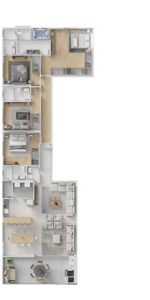 Apartamento, 3 quartos, 166 m² - Foto 7