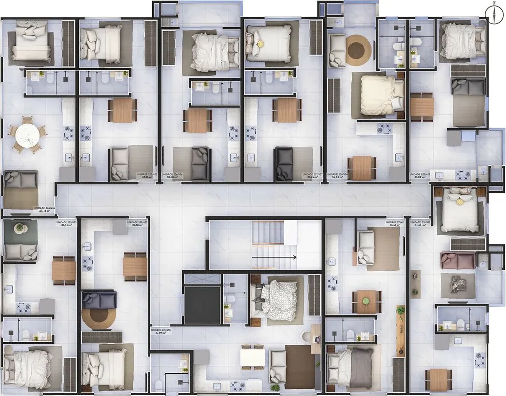 Apartamento, 1 quarto, 59 m² - Foto 1