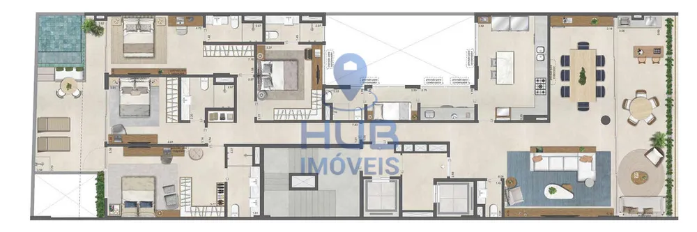 Apartamento, 4 quartos, 270 m² - Foto 4