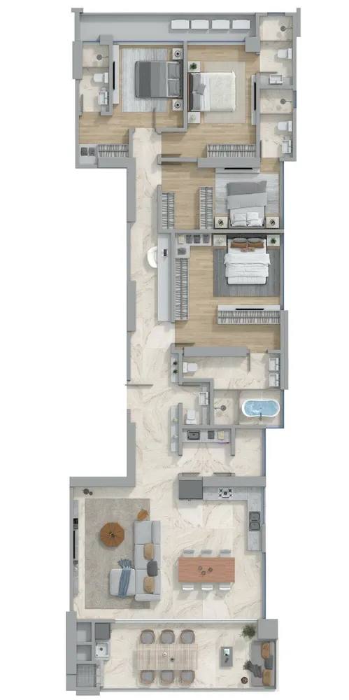 Apartamento, 4 quartos, 342 m² - Foto 11