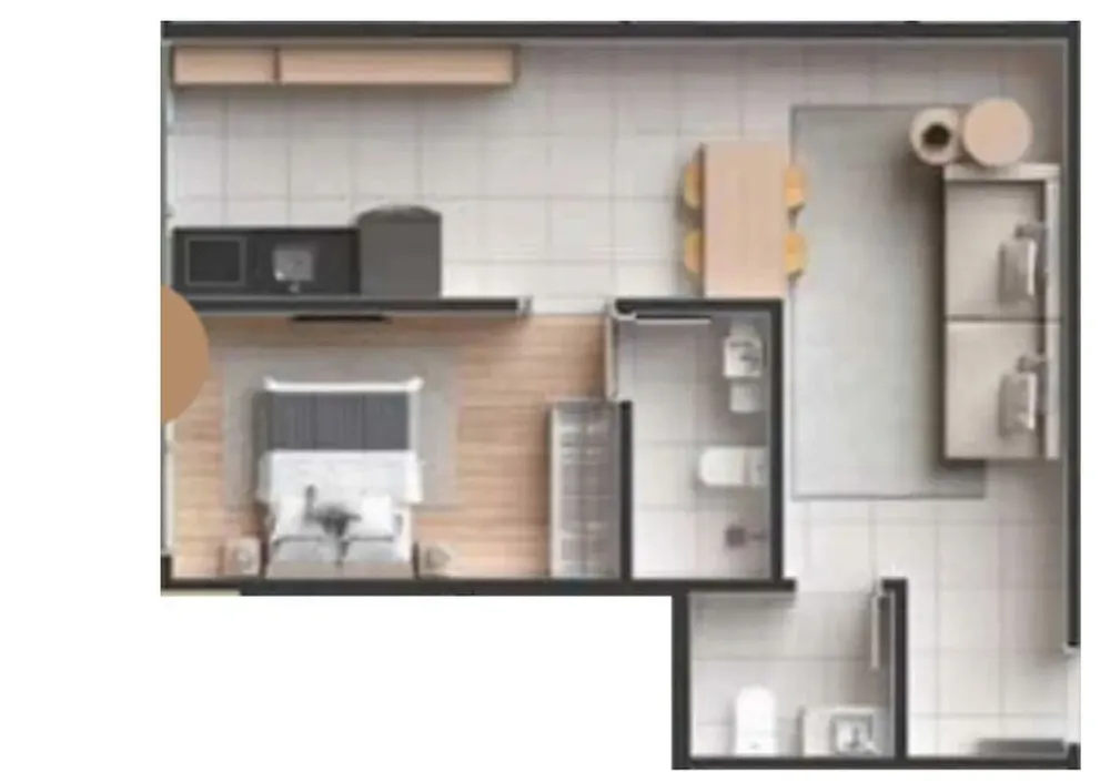 Apartamento, 1 quarto, 46 m² - Foto 8