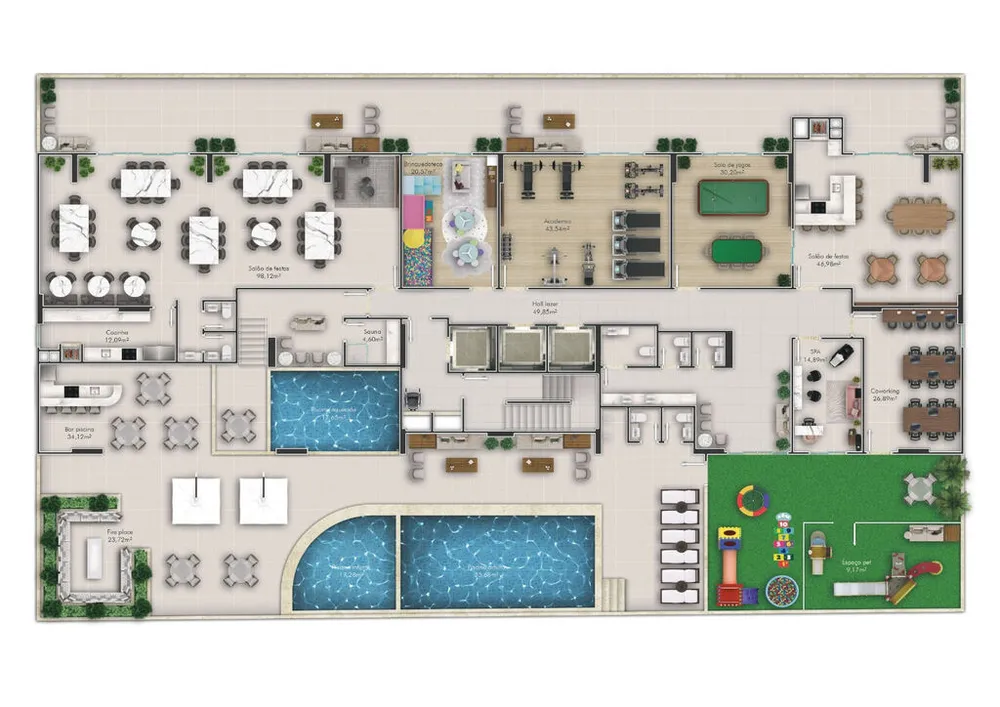 Apartamento, 3 quartos, 134 m² - Foto 1