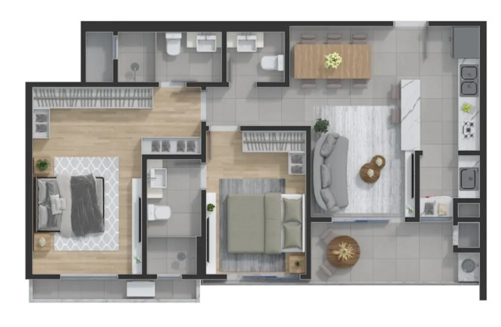 Apartamento, 2 quartos, 85 m² - Foto 5