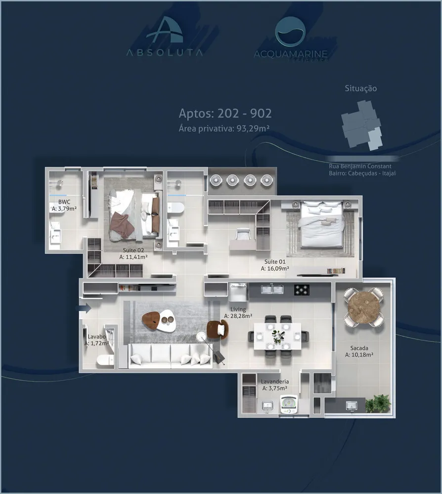 Apartamento, 3 quartos, 136 m² - Foto 1