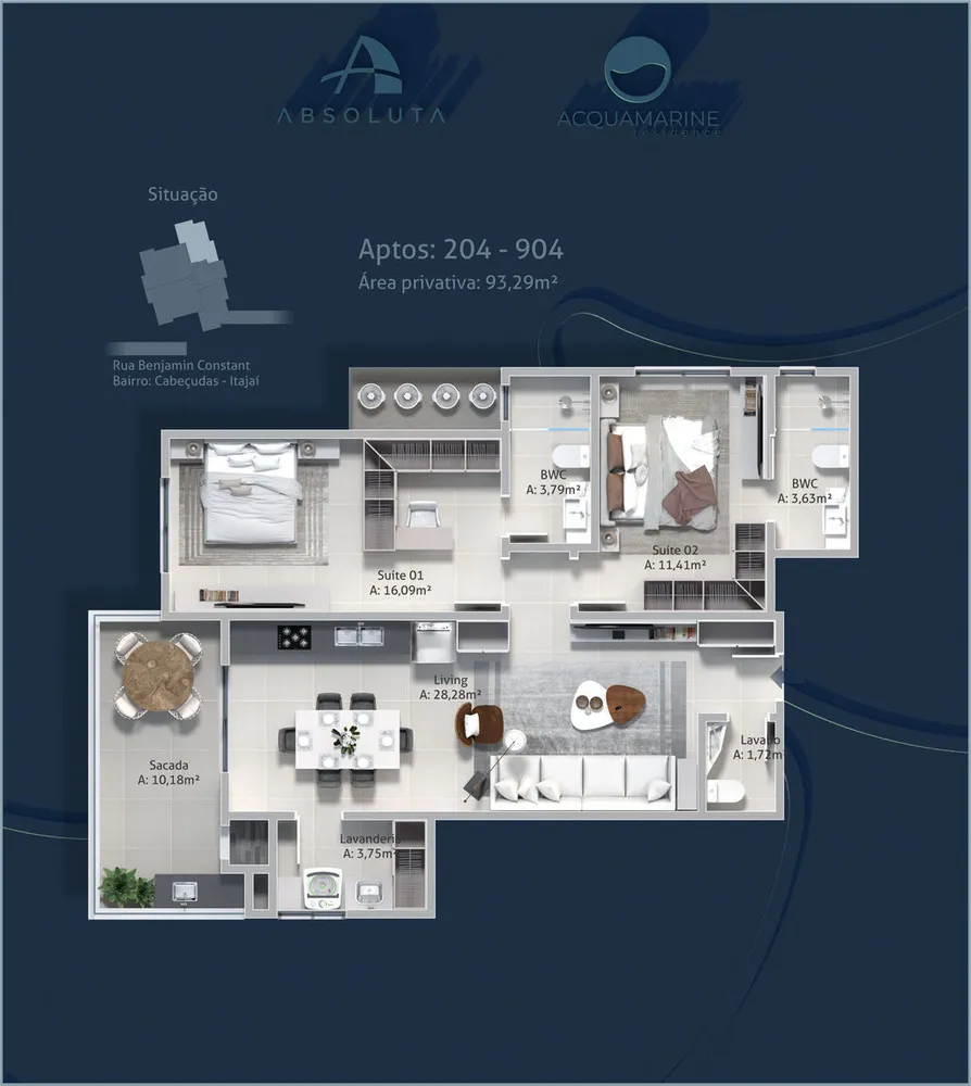 Apartamento, 3 quartos, 136 m² - Foto 2