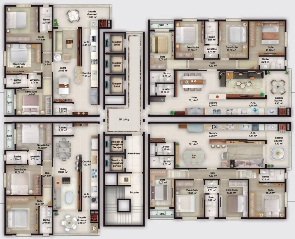 Apartamento, 3 quartos, 113 m² - Foto 10