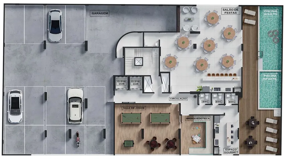 Apartamento, 61 m² - Foto 2