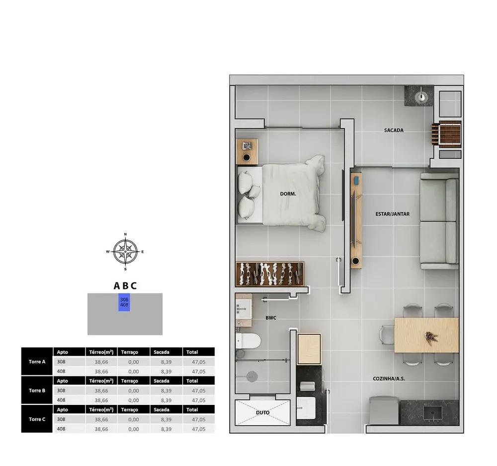 Apartamento, 103 m² - Foto 2