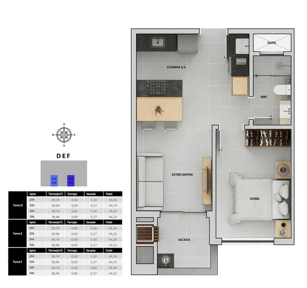 Apartamento, 103 m² - Foto 1