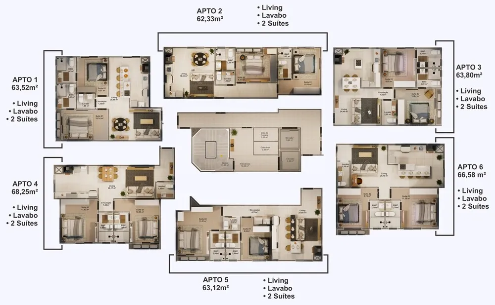 Apartamento, 62 m² - Foto 4