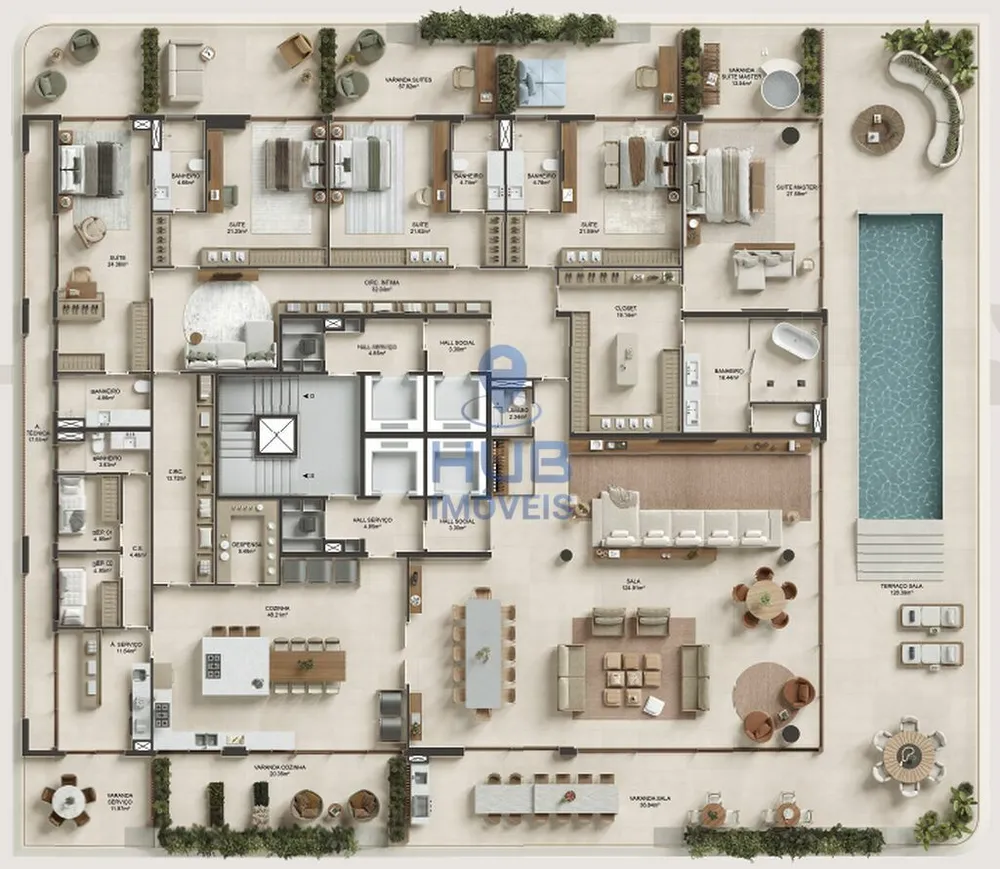 Apartamento, 4 quartos, 642 m² - Foto 10