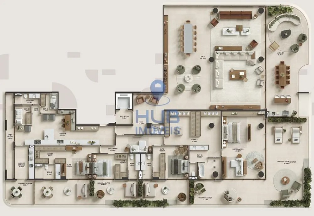Apartamento, 4 quartos, 642 m² - Foto 8