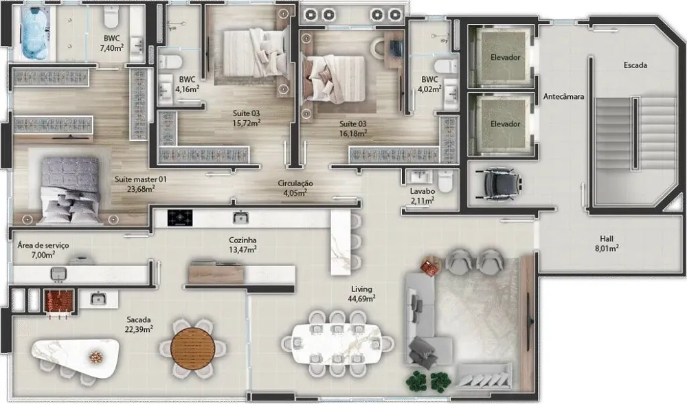 Apartamento, 184 m² - Foto 8