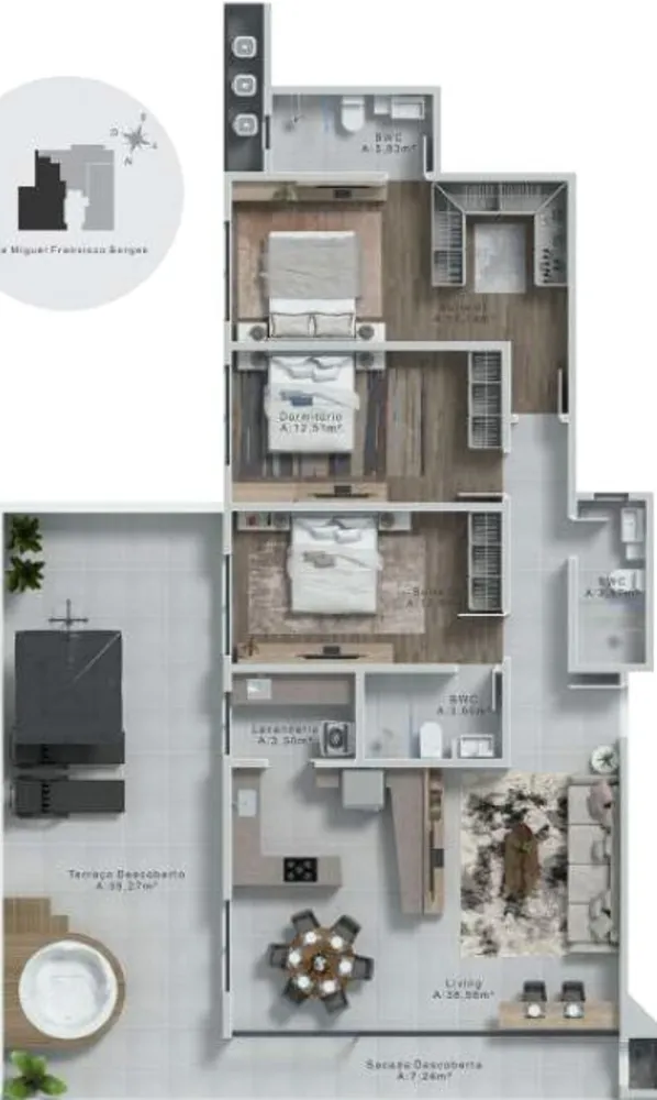 Apartamento, 3 quartos, 161 m² - Foto 12