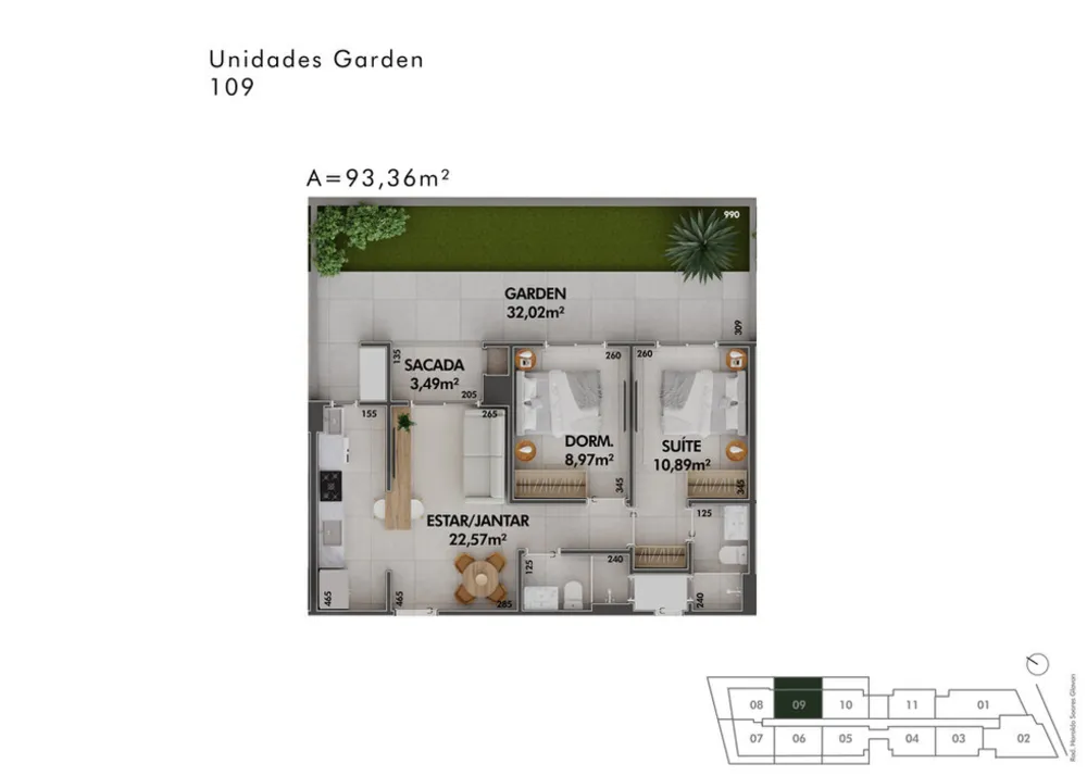 Apartamento, 2 quartos, 57 m² - Foto 9