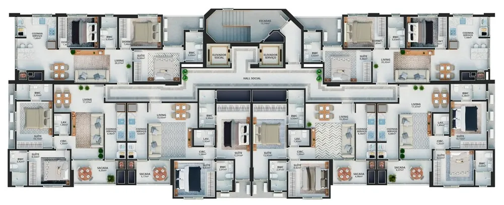 Apartamento, 69 m² - Foto 7