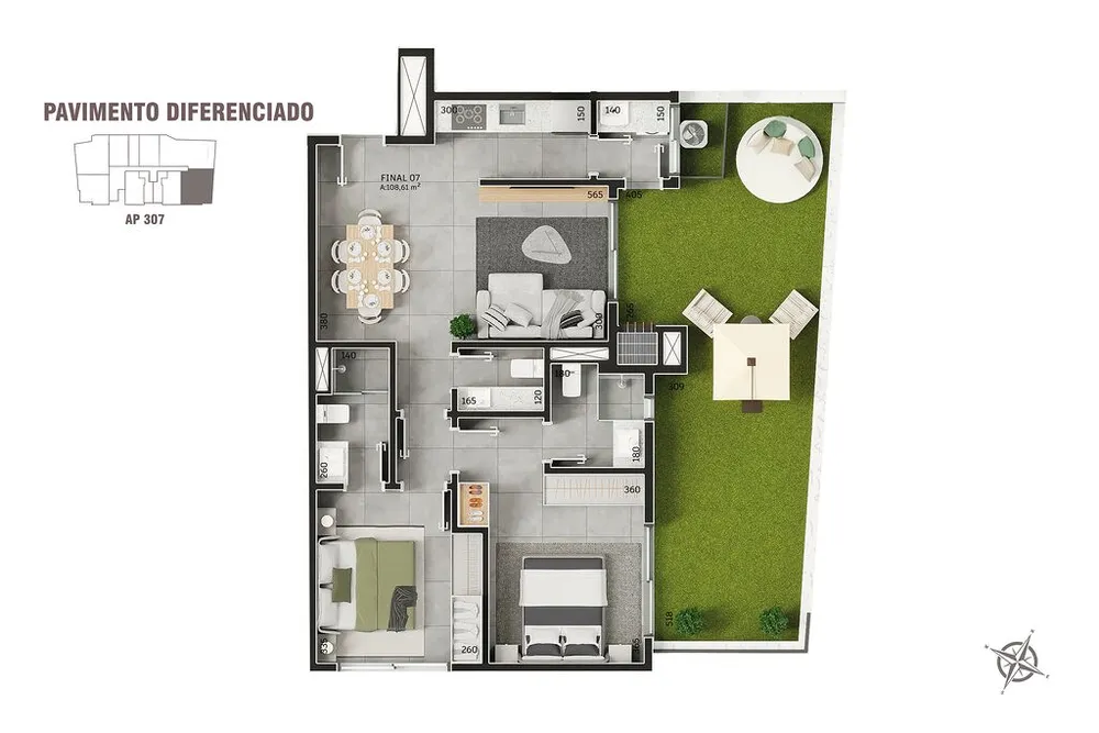 Apartamento, 2 quartos, 108 m² - Foto 5