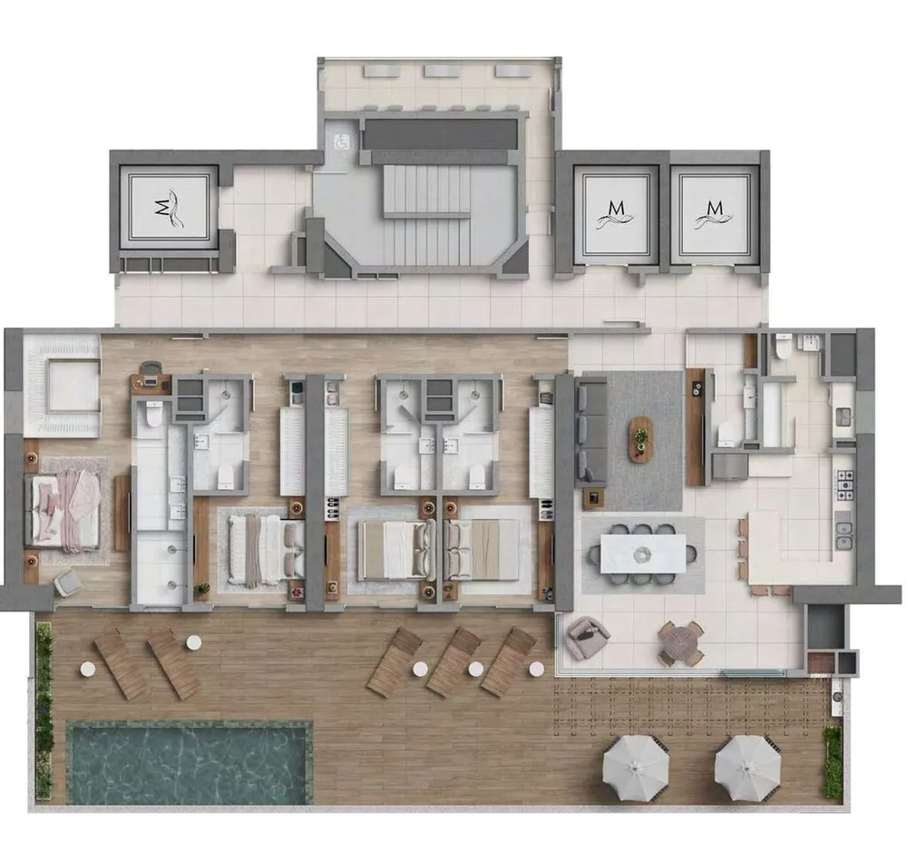 Apartamento, 178 m² - Foto 1