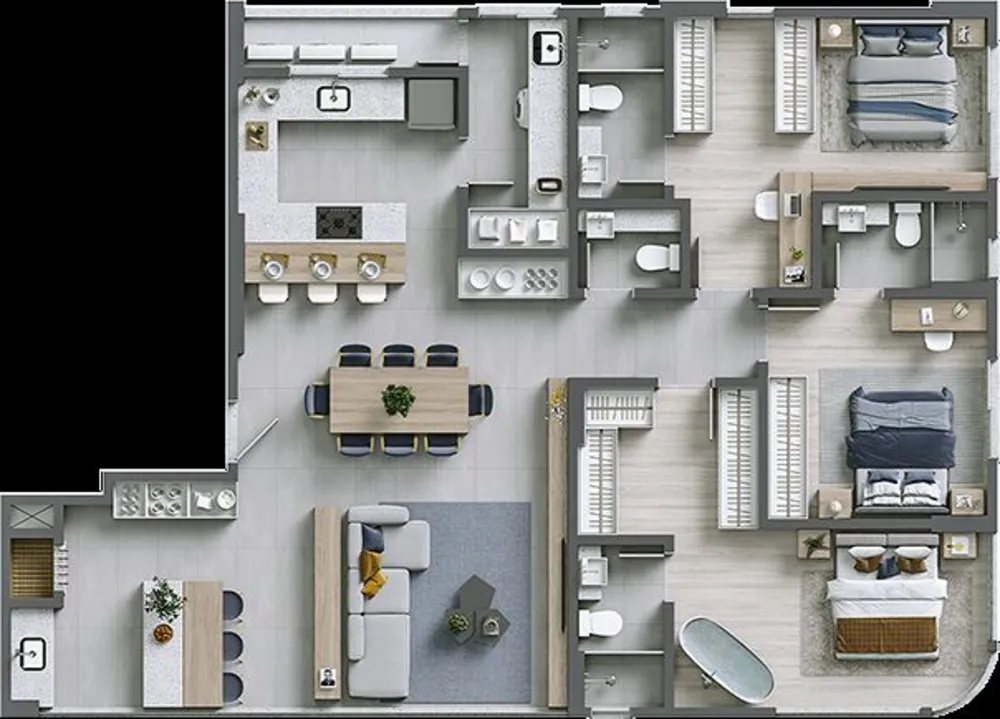 Apartamento, 271 m² - Foto 1