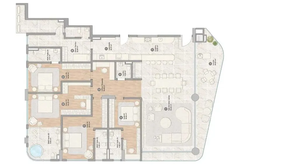Apartamento, 4 quartos, 567 m² - Foto 4