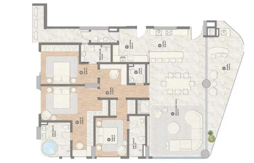 Apartamento, 4 quartos, 567 m² - Foto 3