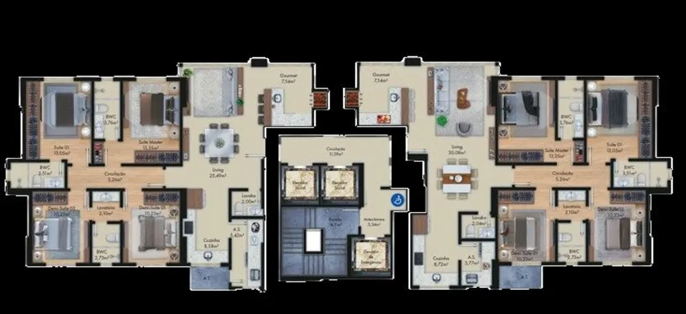 Apartamento, 4 quartos, 130 m² - Foto 8