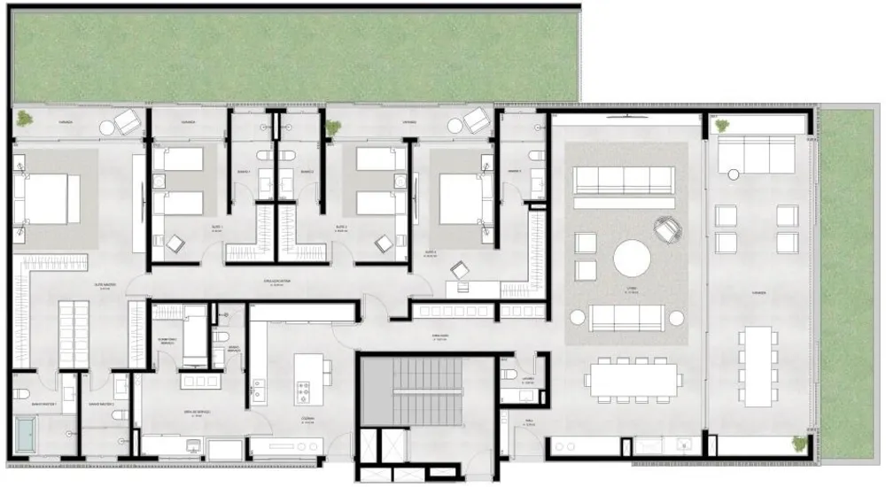 Apartamento, 4 quartos, 444 m² - Foto 3