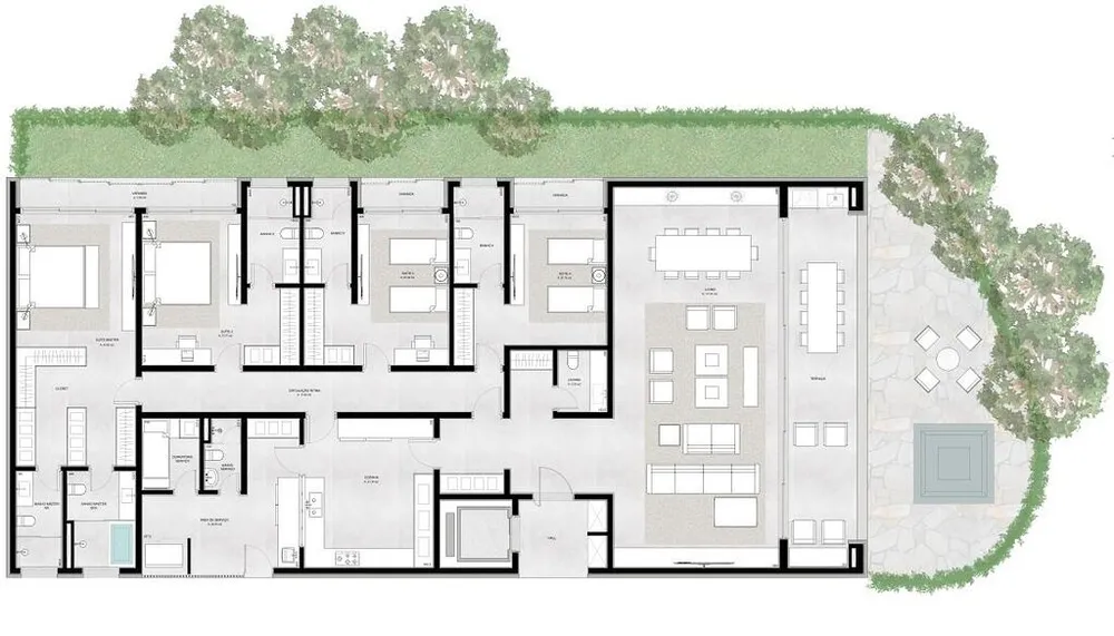 Apartamento, 4 quartos, 444 m² - Foto 2