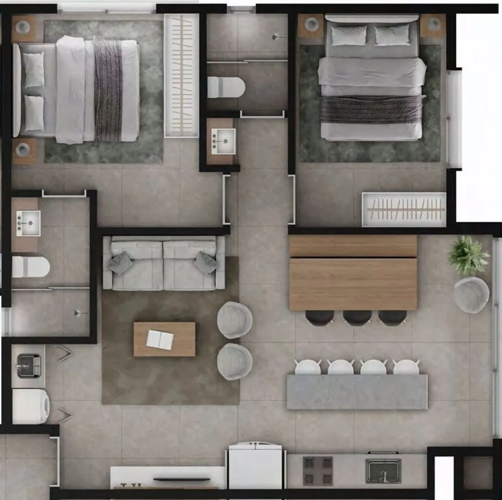 Apartamento, 2 quartos, 119 m² - Foto 10