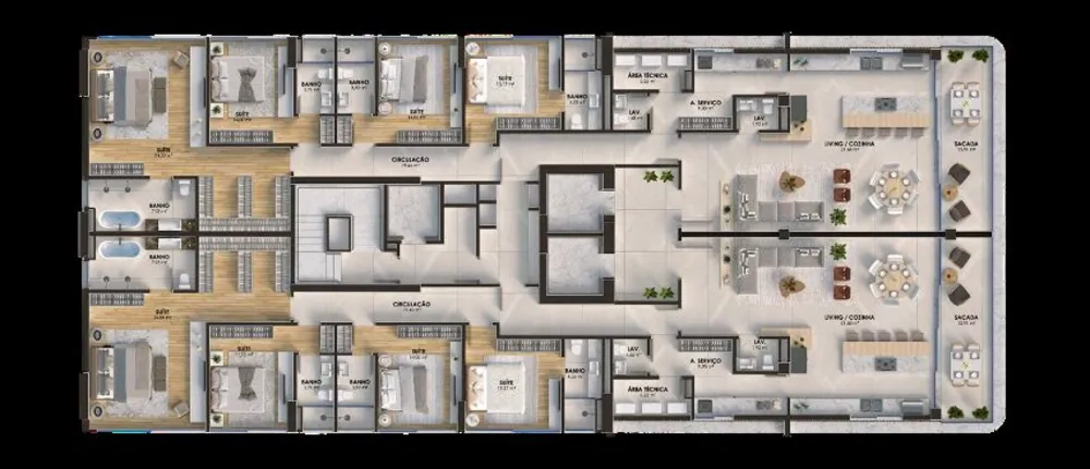 Apartamento, 4 quartos, 345 m² - Foto 6