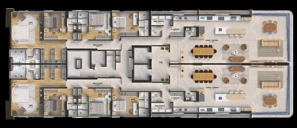 Apartamento, 4 quartos, 345 m² - Foto 12
