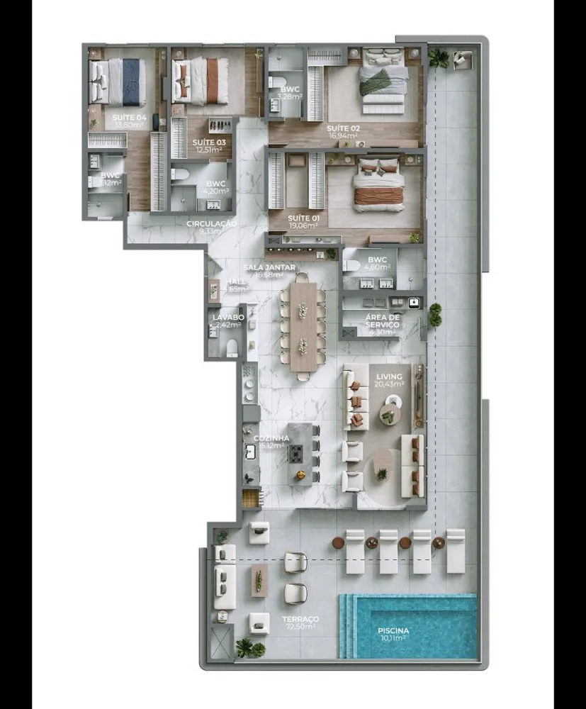 Apartamento, 124 m² - Foto 3