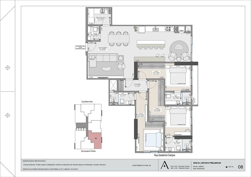 Apartamento, 3 quartos, 122 m² - Foto 6
