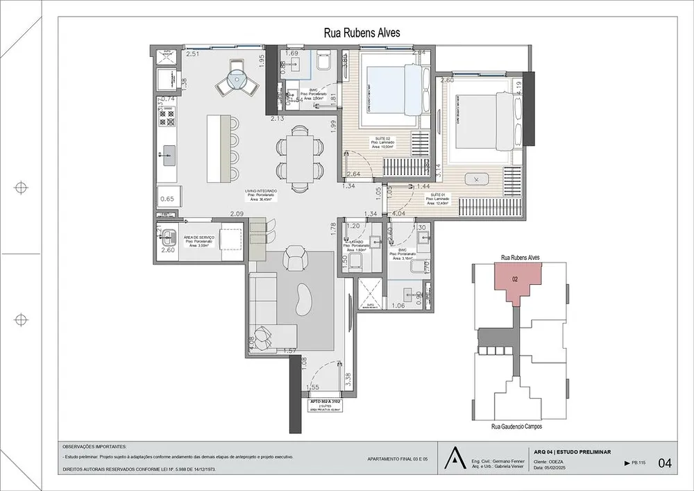 Apartamento, 3 quartos, 122 m² - Foto 4