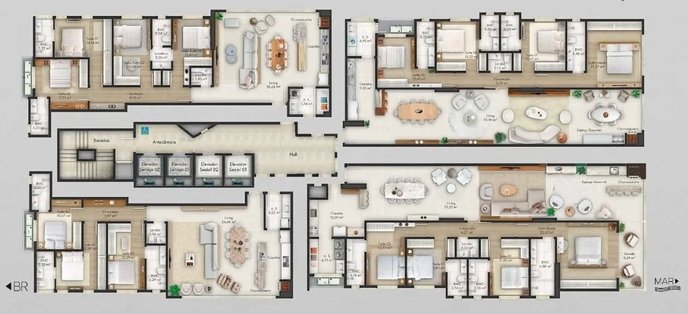 Apartamento, 4 quartos, 212 m² - Foto 8