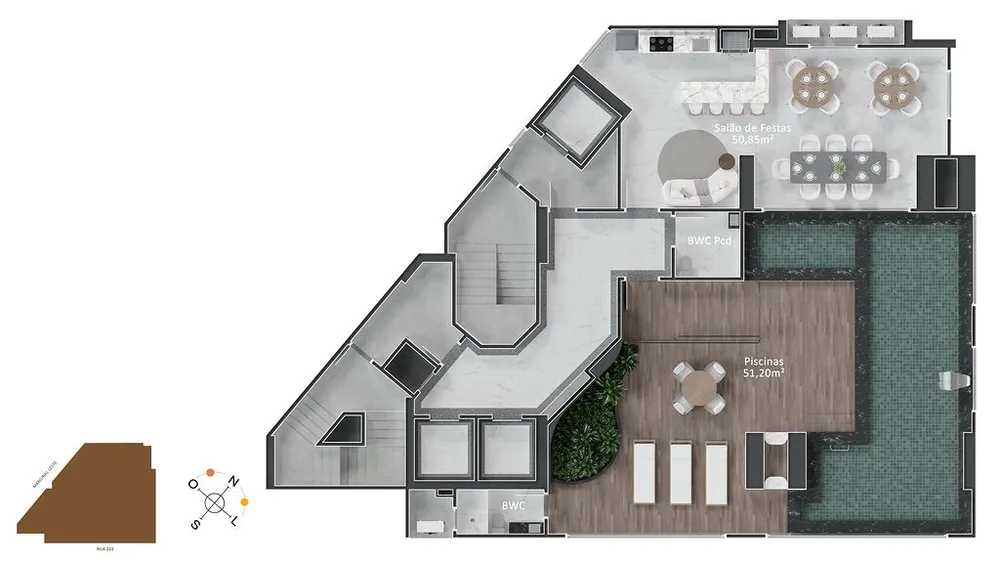 Apartamento, 2 quartos, 70 m² - Foto 1