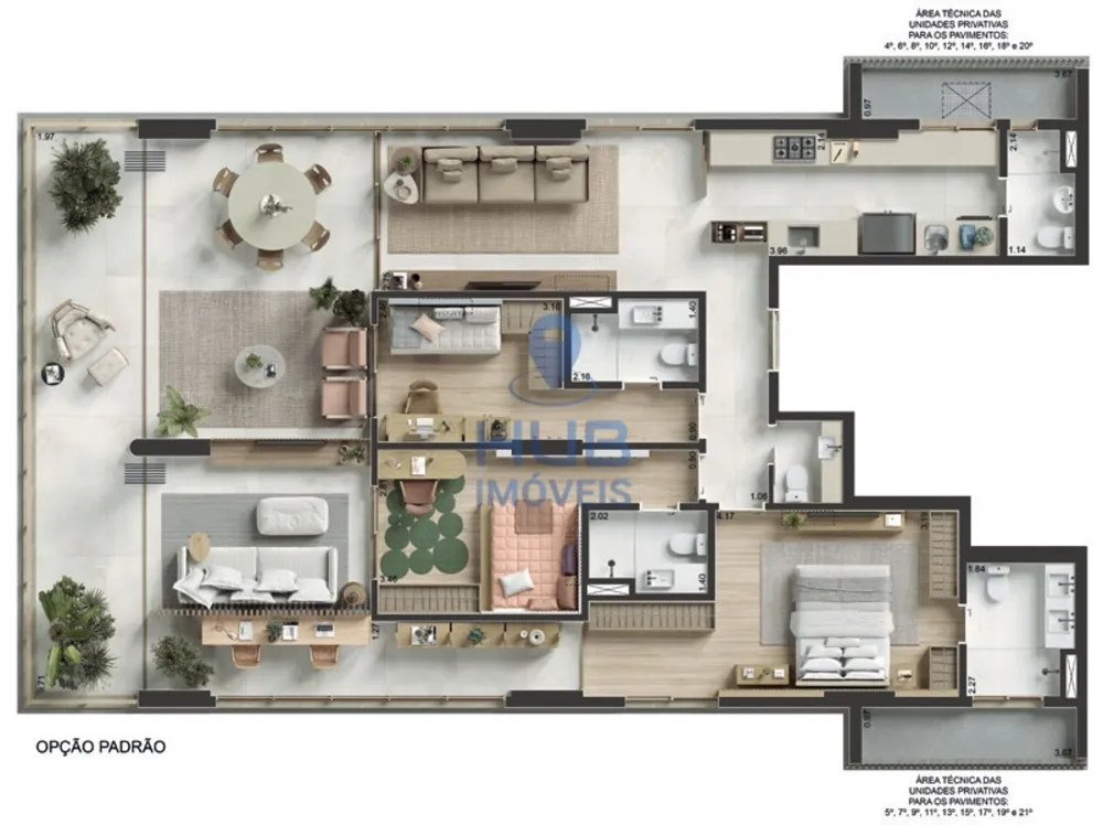 Apartamento, 3 quartos, 167 m² - Foto 5