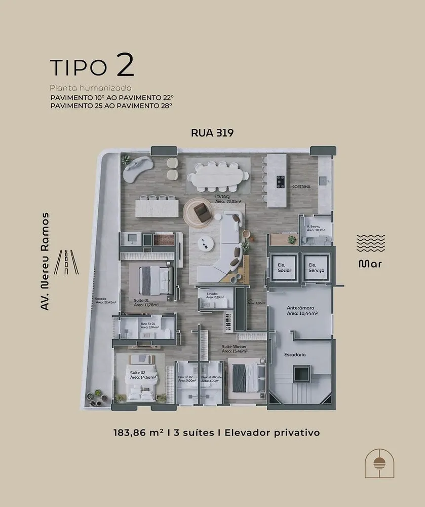 Apartamento, 386 m² - Foto 2