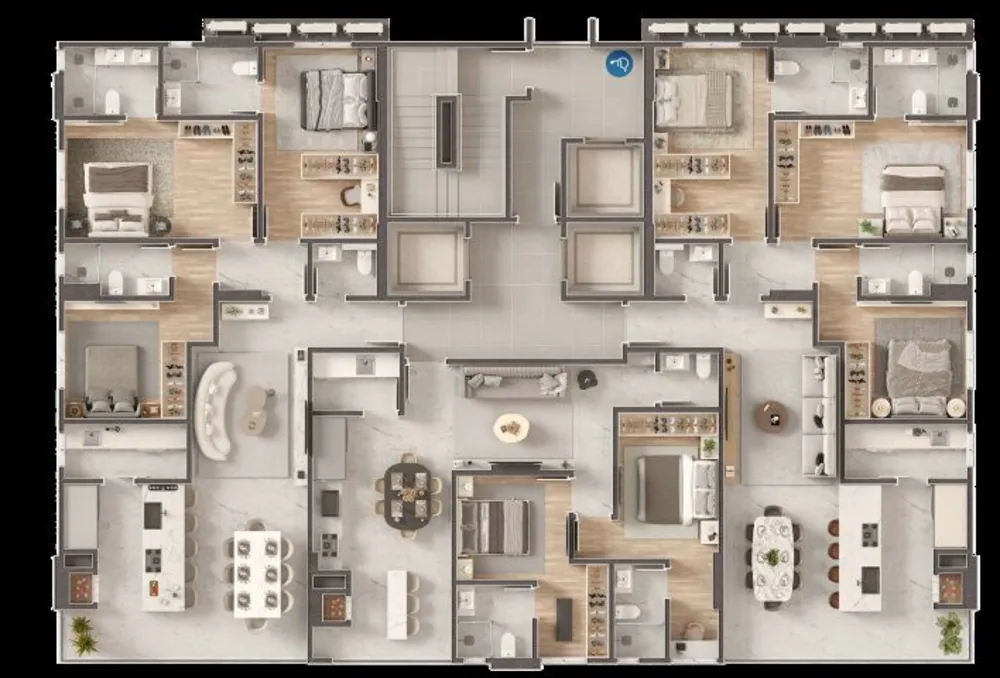 Apartamento, 3 quartos, 122 m² - Foto 2