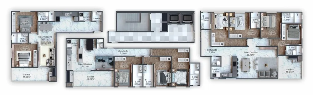 Apartamento, 3 quartos, 109 m² - Foto 2