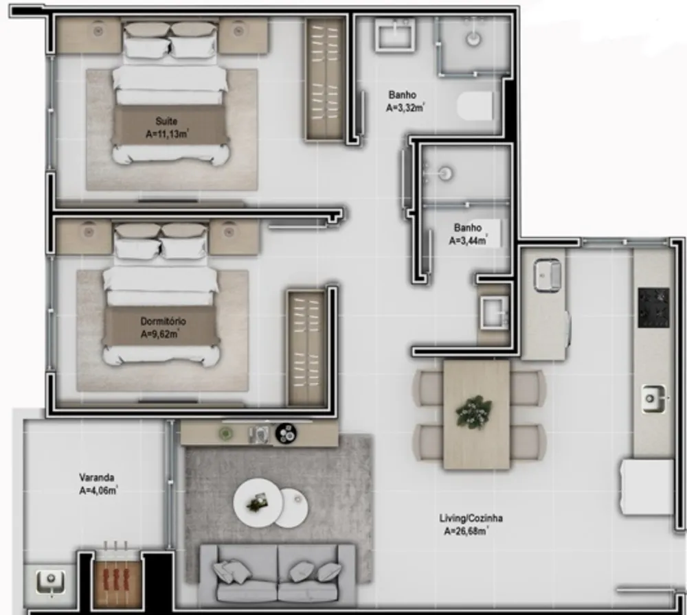 Apartamento, 67 m² - Foto 5